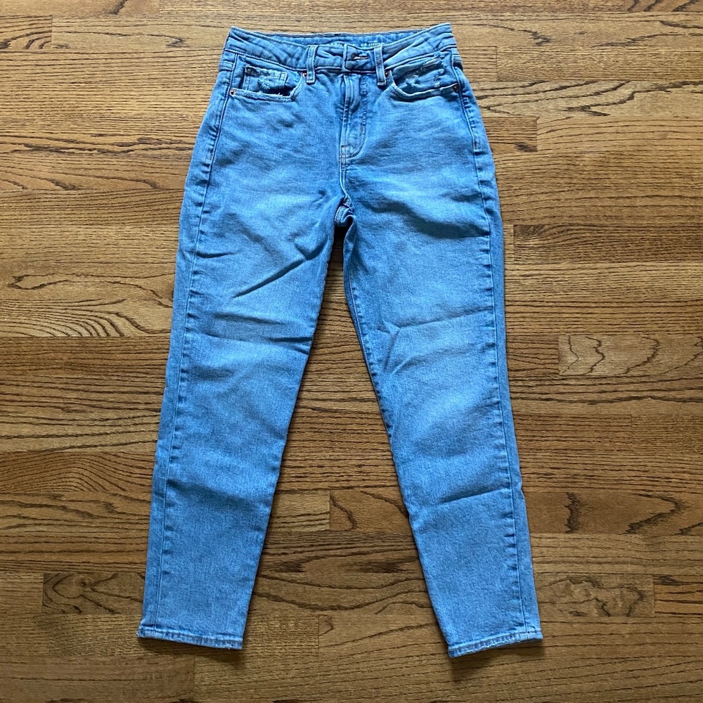 Like New Old Navy O.G. Straight High Rise Jeans